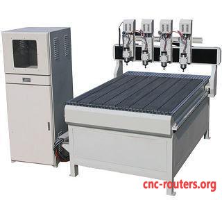 China wood cnc router(with 4 heads) LY1325 supplier