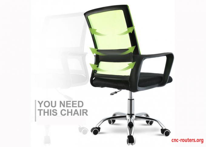 High Back Metal Frame 360 Degree Ergonomic Swivel Office Chair 0