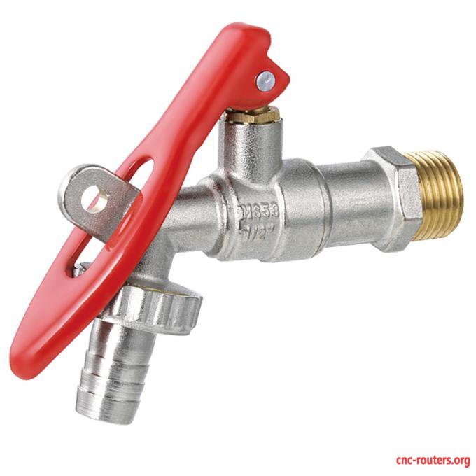 Metal Outer Wire Faucet 1" Long Nose Bib Cock 2